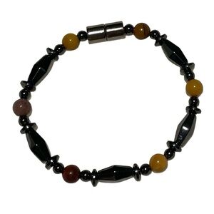 Hematite and beaded magnetic bracelet 🎉